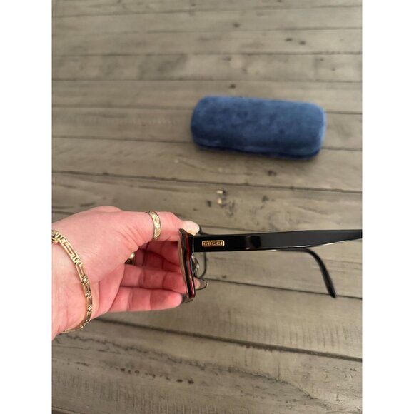 GUCCI GG0272O Rectangular Optical Eyeglasses Black Frame Prescription - Picture 8 of 15